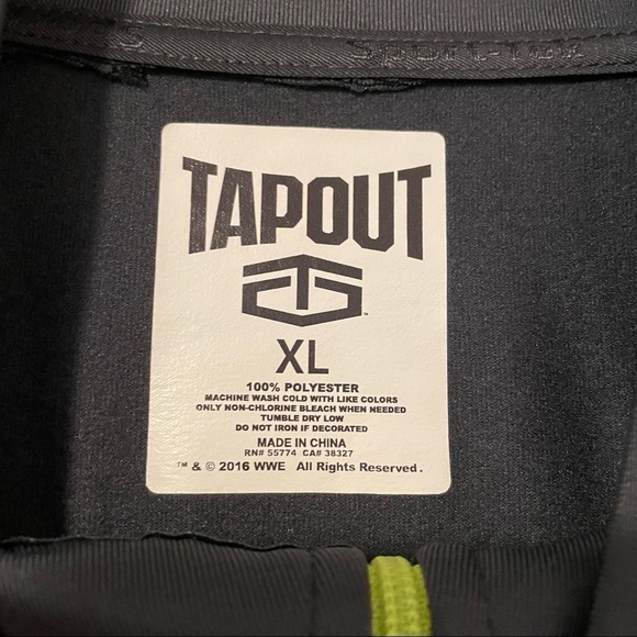 Tapout Men’s 1/2 Zip Colorblock Pullover Size‎ XL Gray​ - Picture 7 of 8